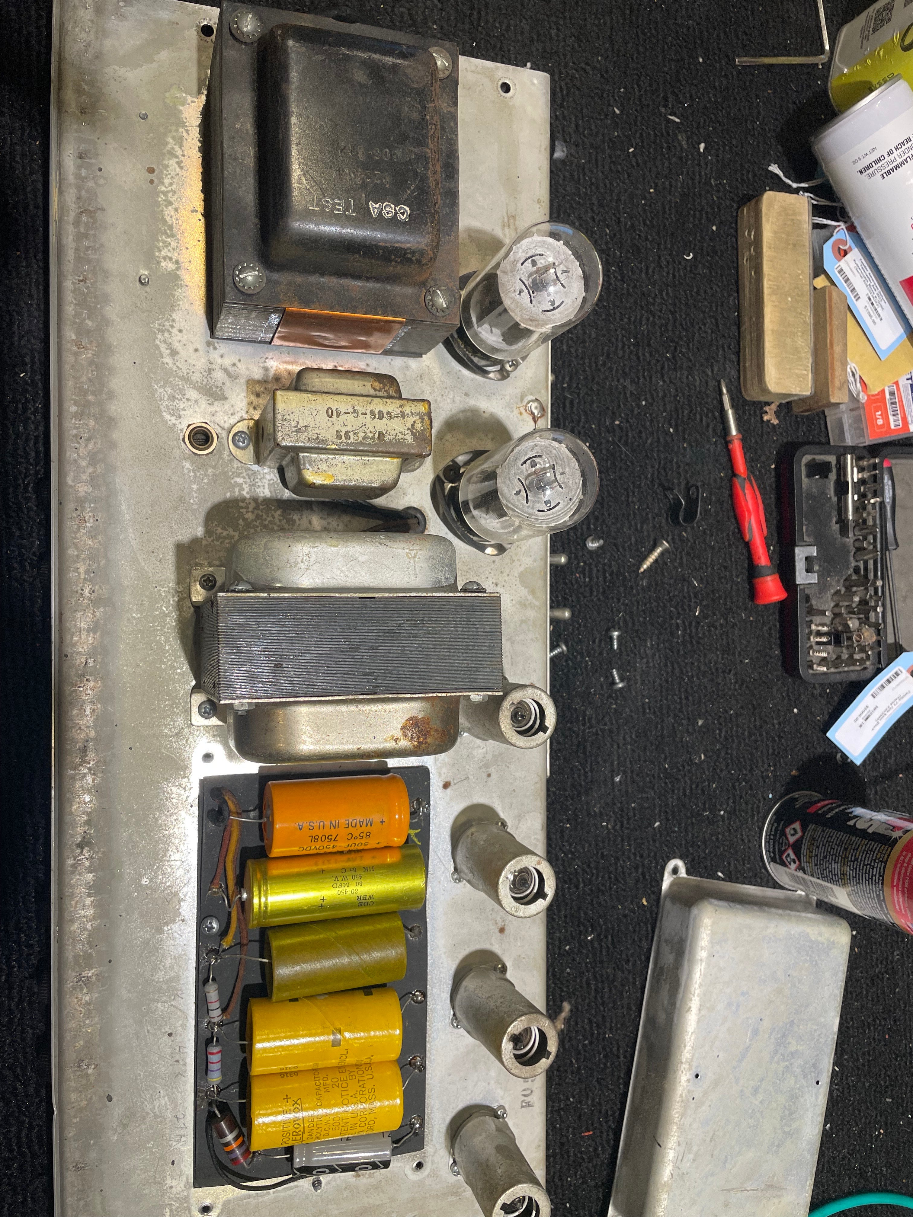 Fender Fender Bassman Head 60s Black Panel 1967  - Dave Amato of REO Speedwagon