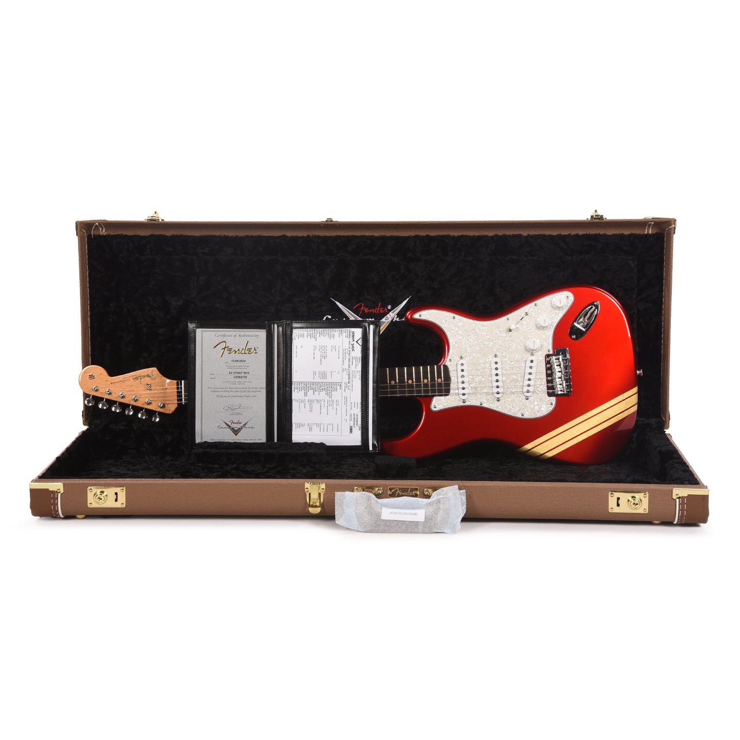 Fender Custom Shop '60s Gold Leaf Competition Stratocaster NOS Candy Apple Red Apprentice Built by Dan Gonzalez