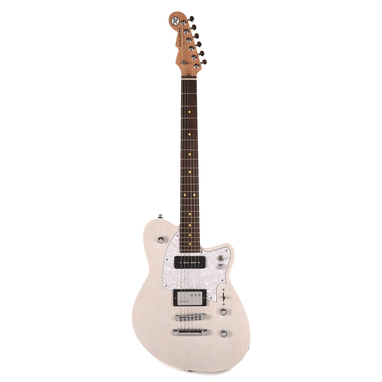 Reverend Chris Freeman Signature Electric Guitar Transparent White