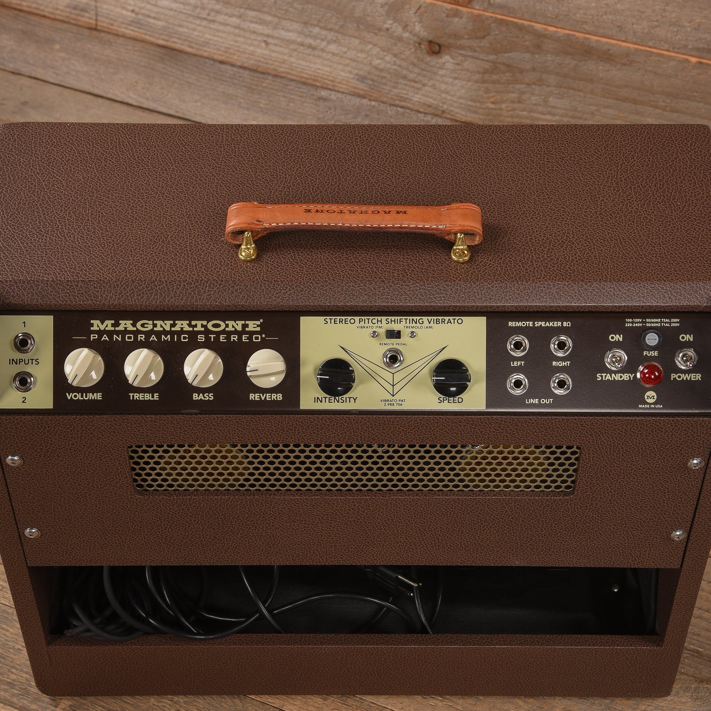 Magnatone Panoramic Stereo 12/12W 2x10 Combo Amp