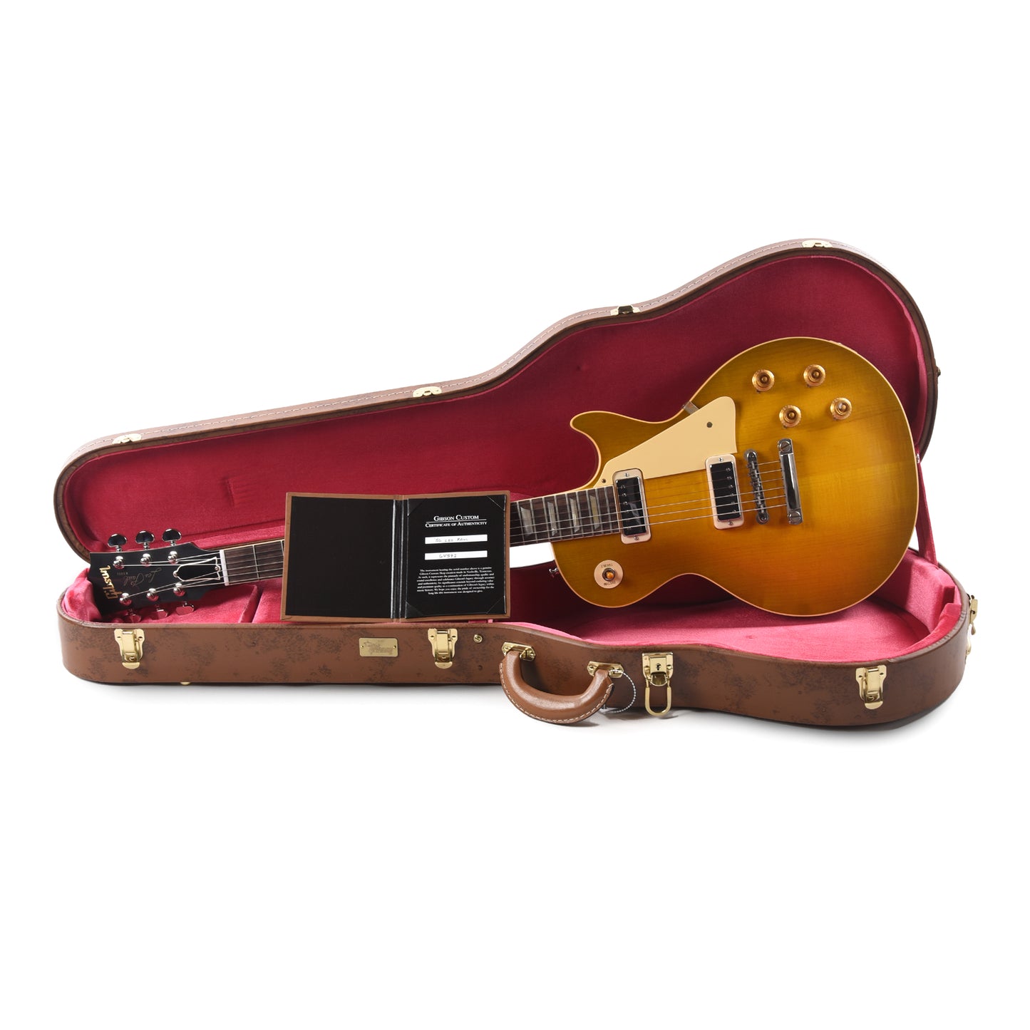 Gibson Custom Shop 1956 Les Paul Standard Green Lemon VOS w/Stinger & Mini Humbuckers DEMO