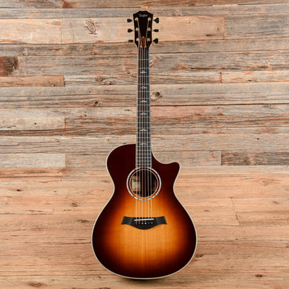 Taylor Custom Grand Concert Western Red Cedar/AA Walnut ES2 w/Figured Maple Binding Tobacco Sunburst 2024