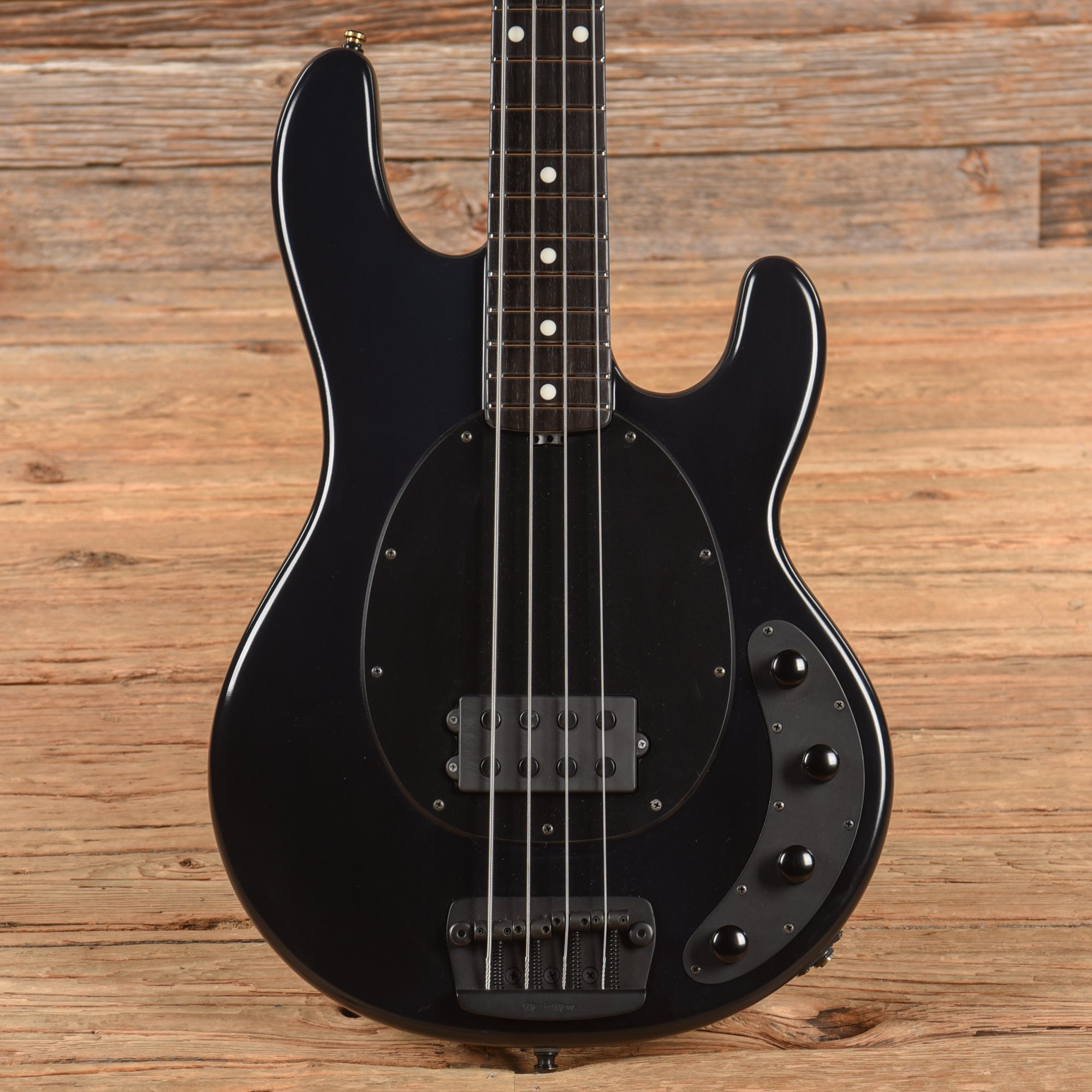 Music Man StingRay 4 H Neck-Through 3-Band EQ Stealth Black 2016