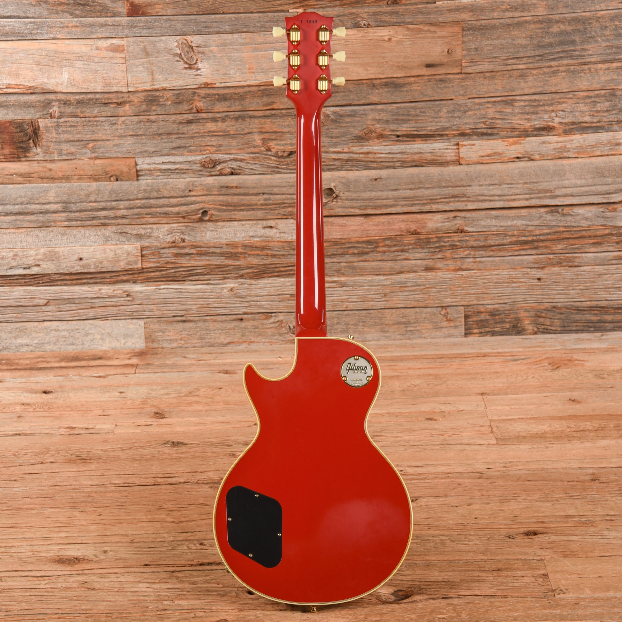 Gibson M2M Custom '57 Les Paul Custom Chambered VOS w/60 V2 Neck Heavy Antique Cardinal Red 2025
