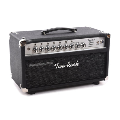 Two Rock Classic Reverb Signature 40/20W Head w/ Black Bronco Tolex & Black Sparkle Matrix Cloth