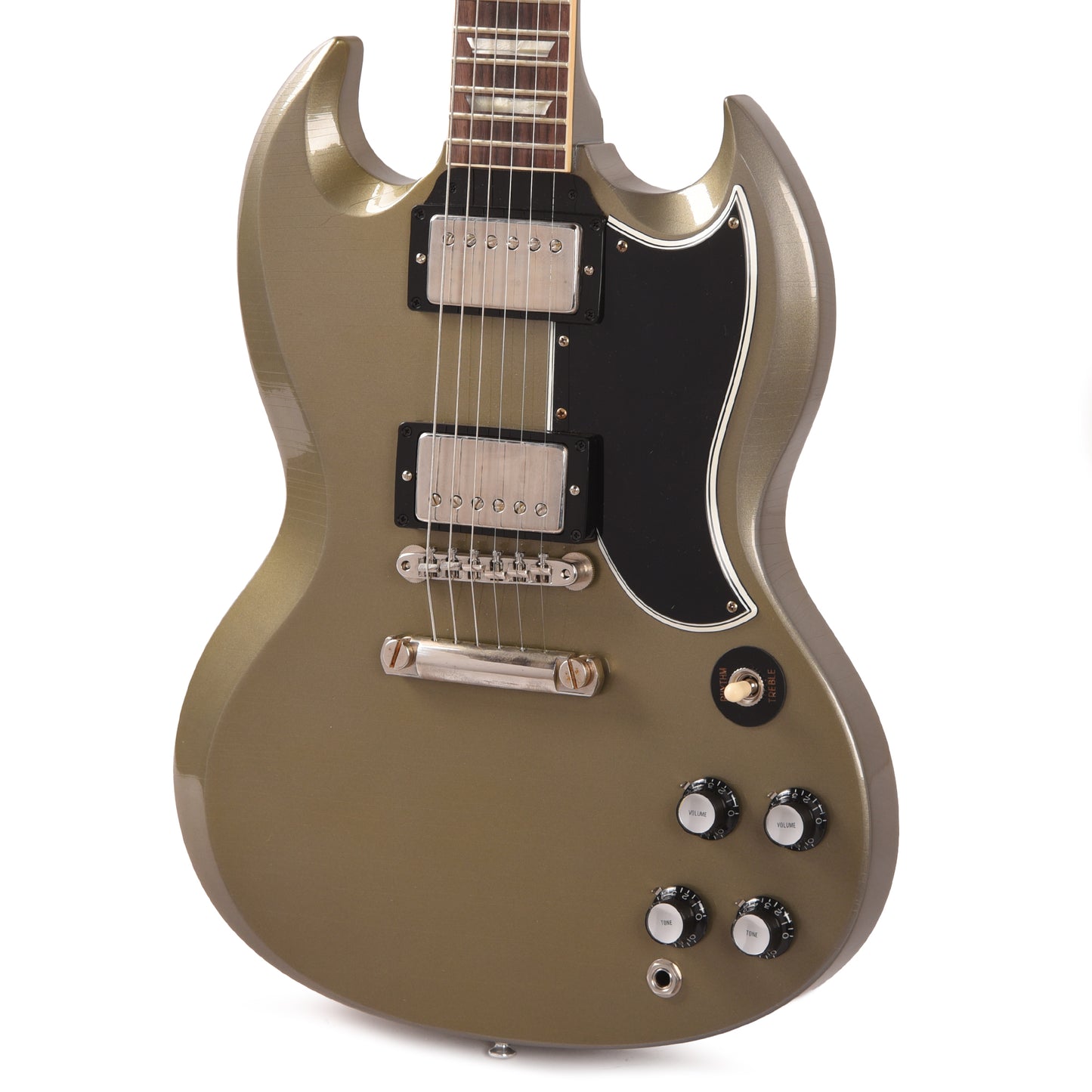 Gibson Custom Shop Murphy Lab 1961 Les Paul SG Standard "CME Spec" Ultra Light Aged Antique Silver Mist Poly w/Stop Bar & Grovers