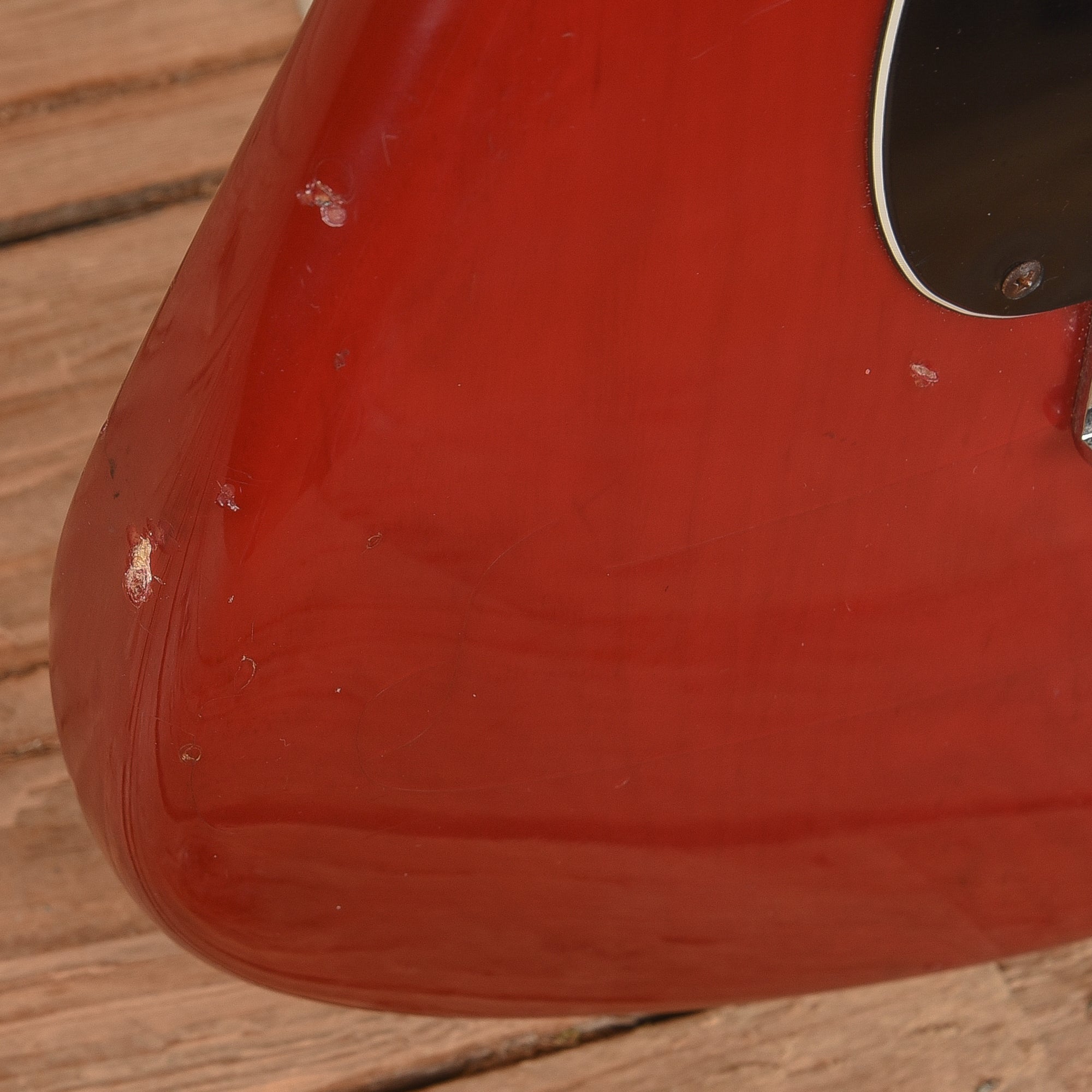 Fender Stratocaster Transparent Red 1981