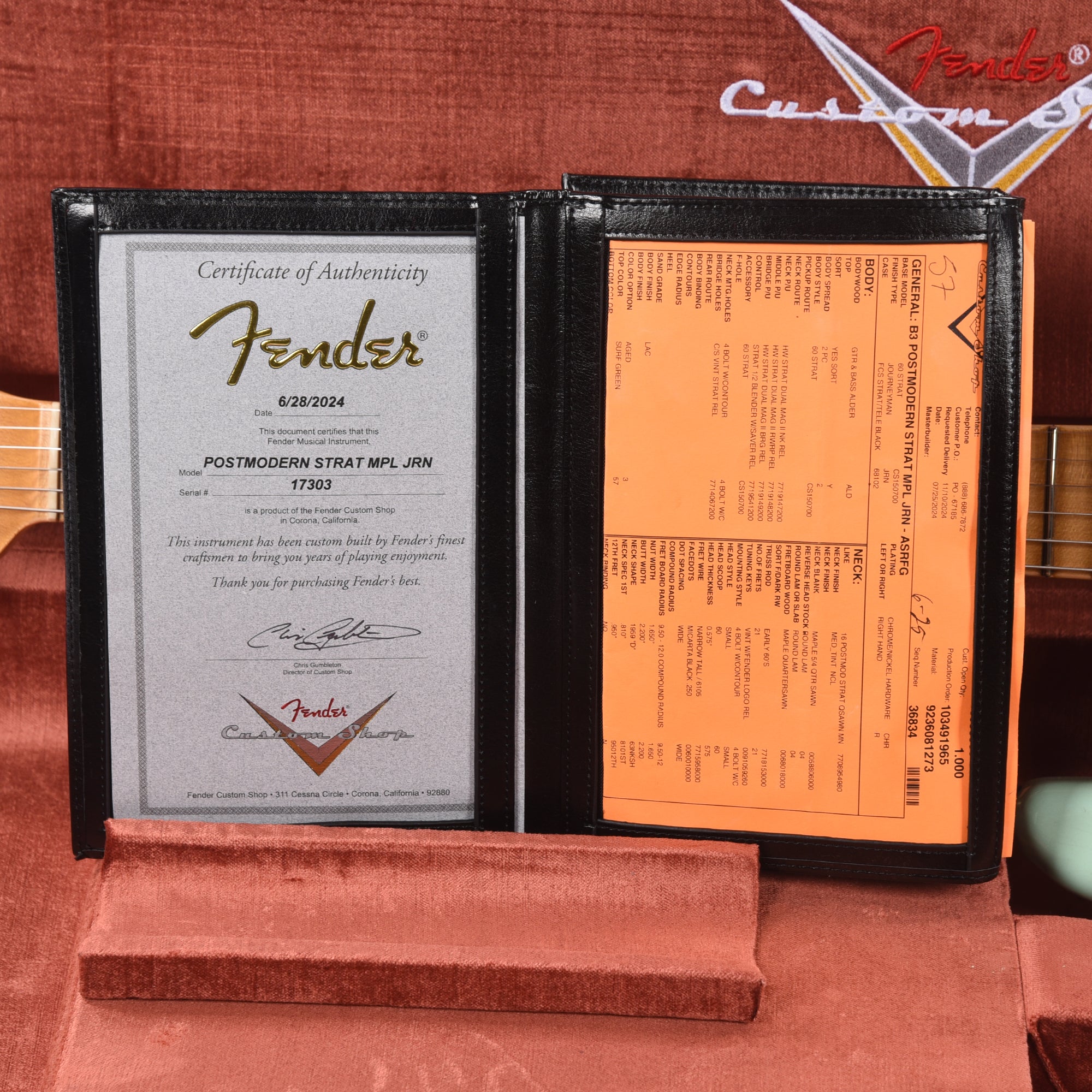 Fender Custom Shop Postmodern Stratocaster Journeyman Relic Aged Surf Green