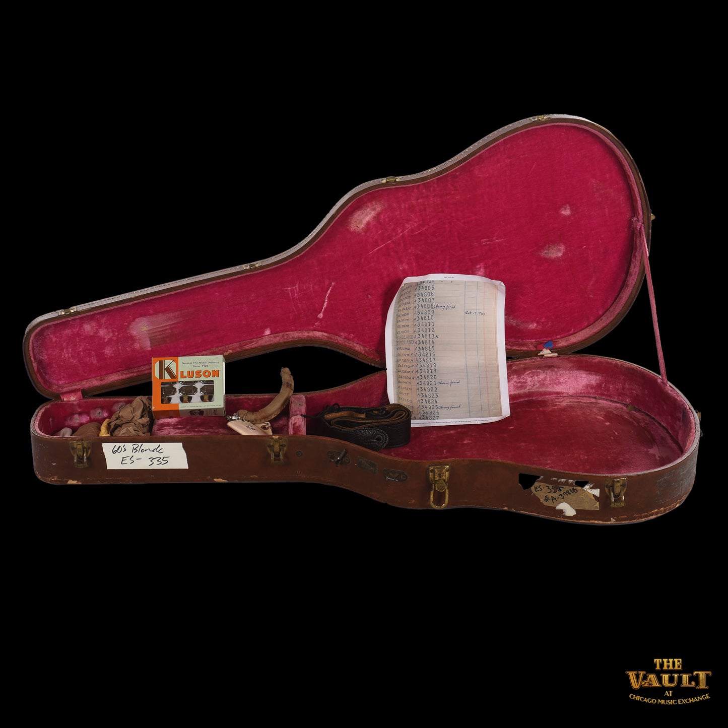 Gibson ES-335 Custom Inlays Natural 1960