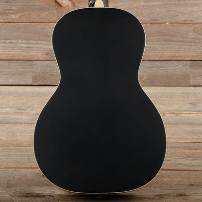 Orangewood Juniper Black Live Rubber Bridge Parlor Acoustic Guitar