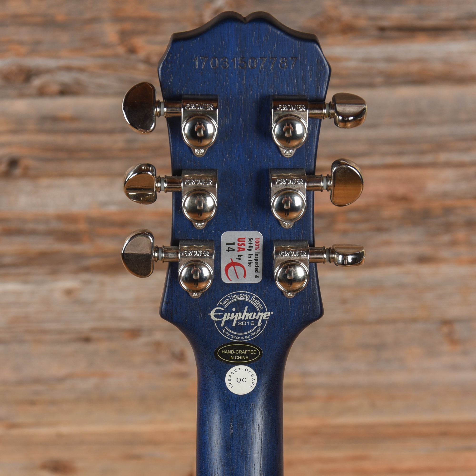 Epiphone Les Paul Traditional Pro II Blue 2017
