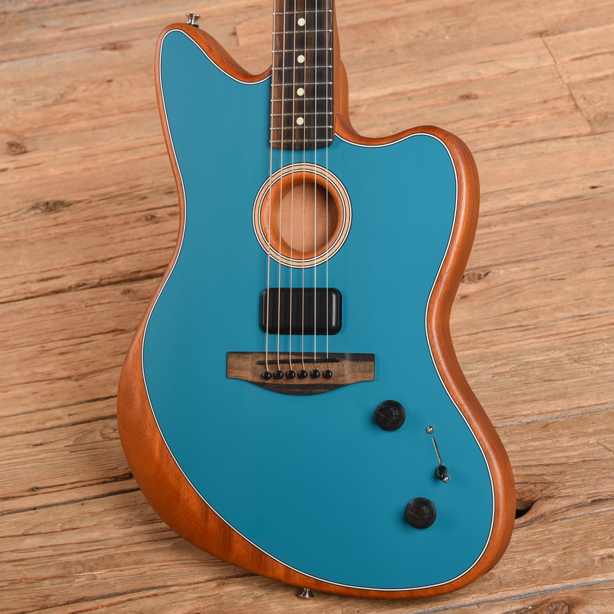 Fender American Acoustasonic Jazzmaster Ocean Turquoise 2021