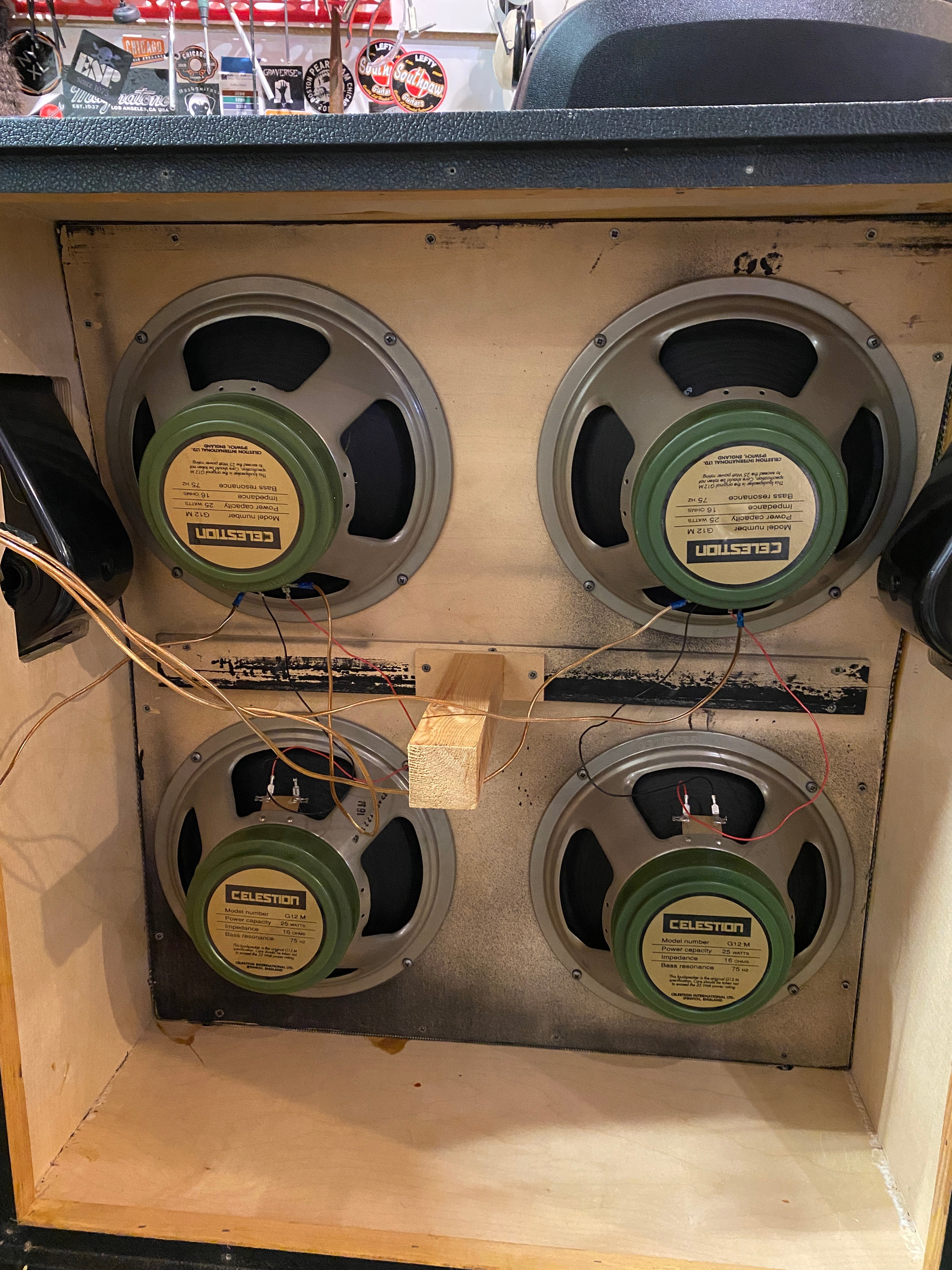 Marshall 1960TV Cabinet w/ 25 watt Celestions - Dave Amato of REO Speedwagon