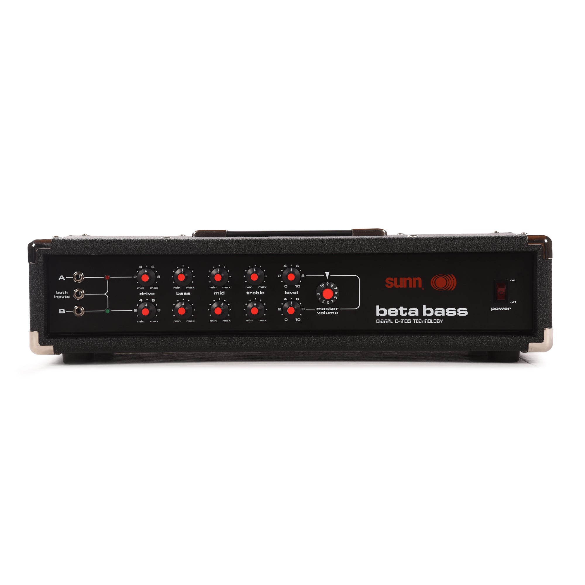 Sunn Beta Bass 200W Solid State CMOS Bass Amp Head w/ Footswitch