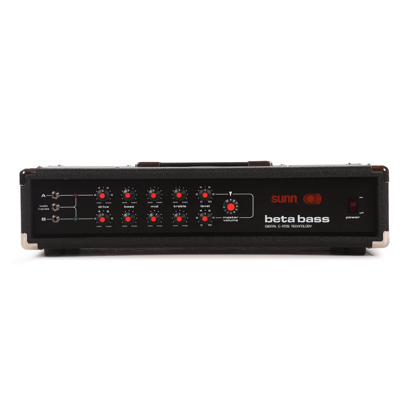 Sunn Beta Bass 200W Solid State CMOS Bass Amp Head w/ Footswitch