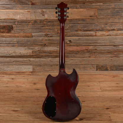 Guild S-100 Blue Sparkle Refin w/ Flames 1973