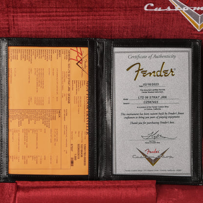 Fender Custom Shop Limited Edition '56 Stratocaster Journeyman Relic Super Faded Aged Sonic Blue 2023