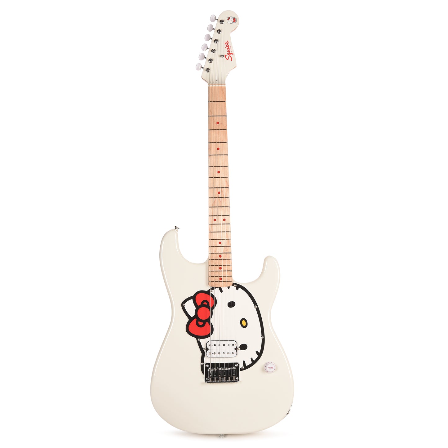 Squier Limited Edition Fender x Hello Kitty White Stratocaster White