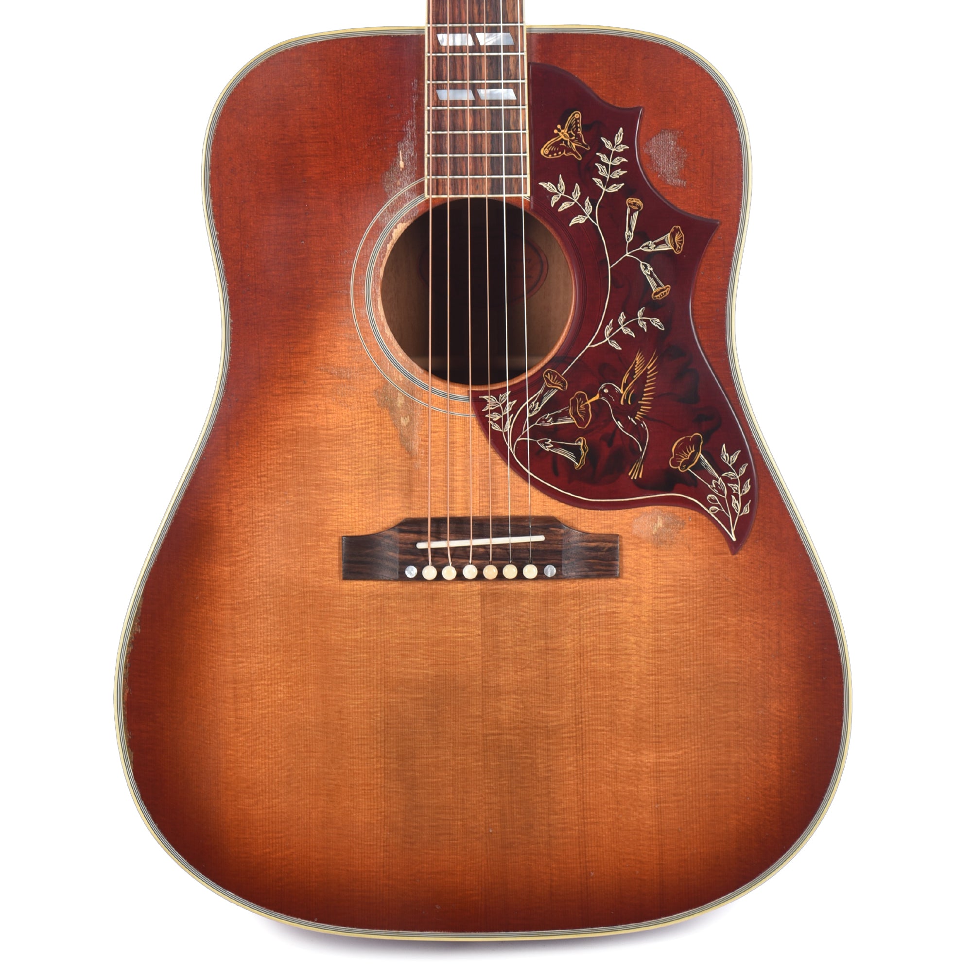 Gibson Custom Shop 1960 Hummingbird Washed Cherry Sunburst Murphy Lab Heavy Aged