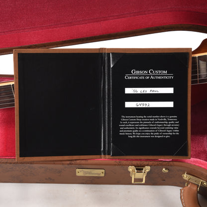 Gibson Custom Shop 1956 Les Paul Standard Green Lemon VOS w/Stinger & Mini Humbuckers DEMO