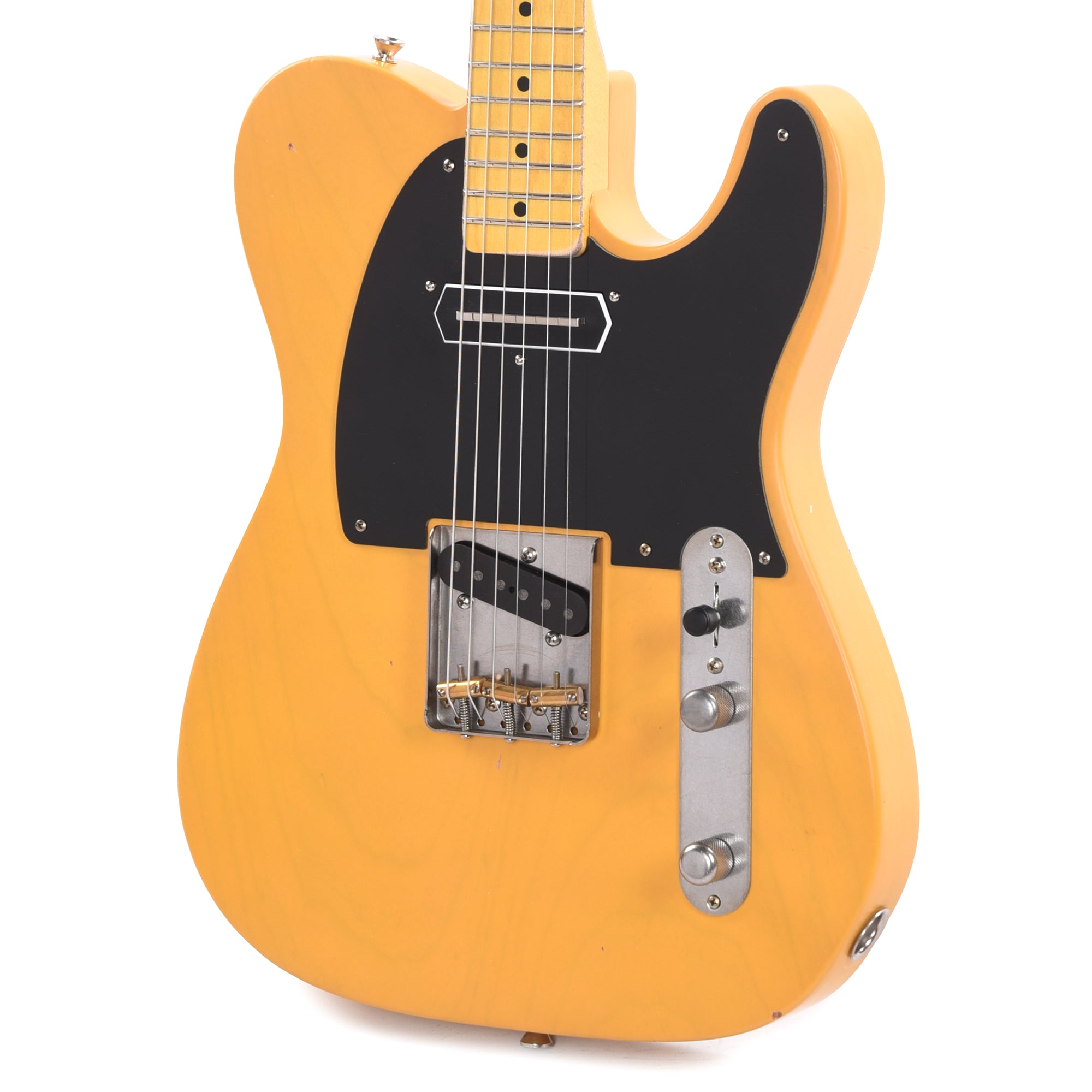 Nash T-52 Butterscotch Blonde Light Relic w/1-Ply Black Pickguard & Lollar Charlie Christian