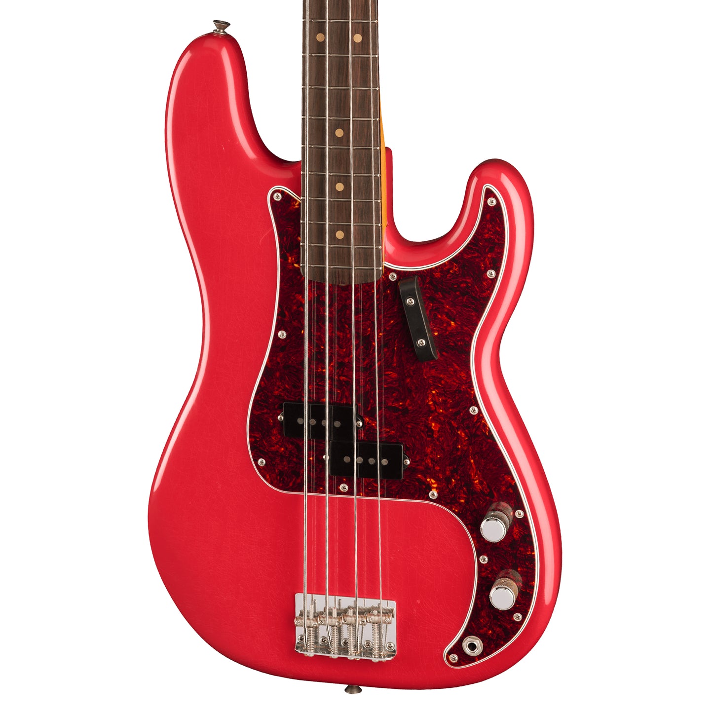 Fender Limited Edition Vintera II Road Worn '60s Precision Bass Fiesta Red