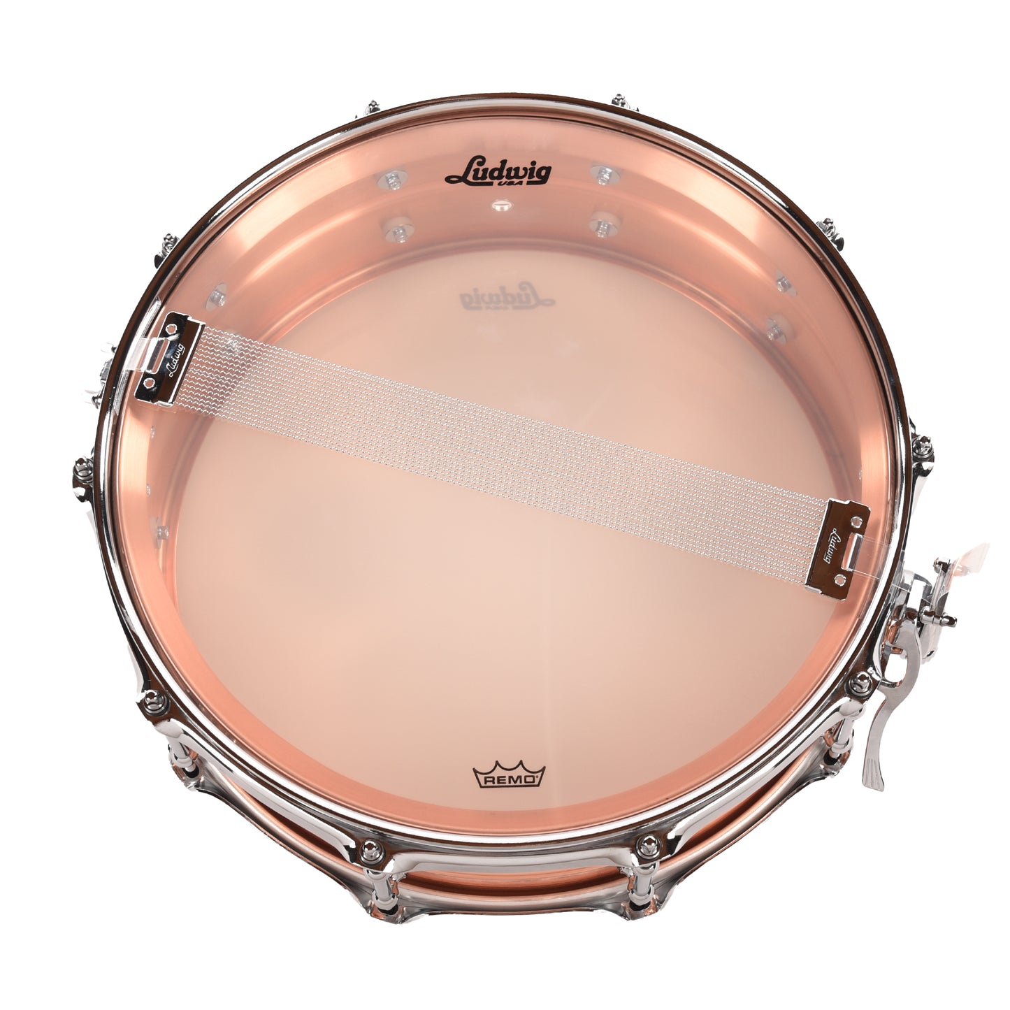 Ludwig 5x14 Copper Phonic Snare Drum w/Tube Lugs