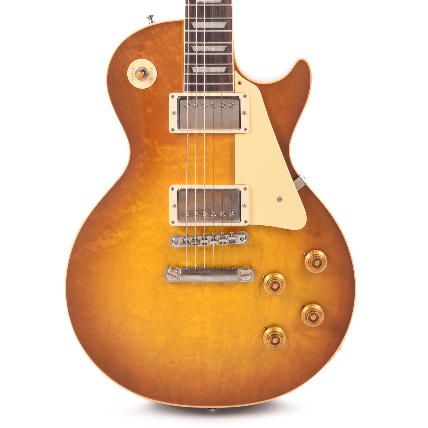 Gibson Custom Shop 1958 Les Paul Standard "CME Spec" AAA Quilted Maple Golden Poppy Burst VOS
