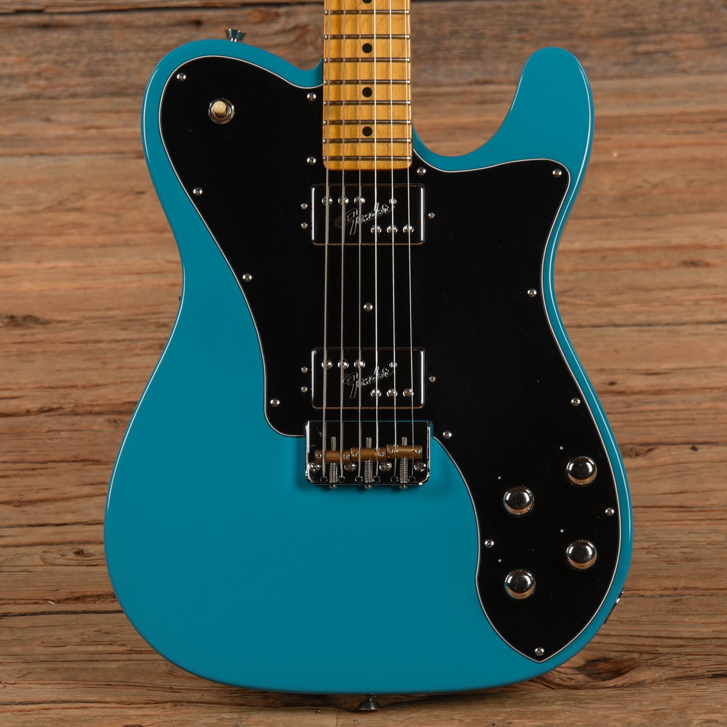 Fender American Professional II Telecaster Deluxe Miami Blue 2022