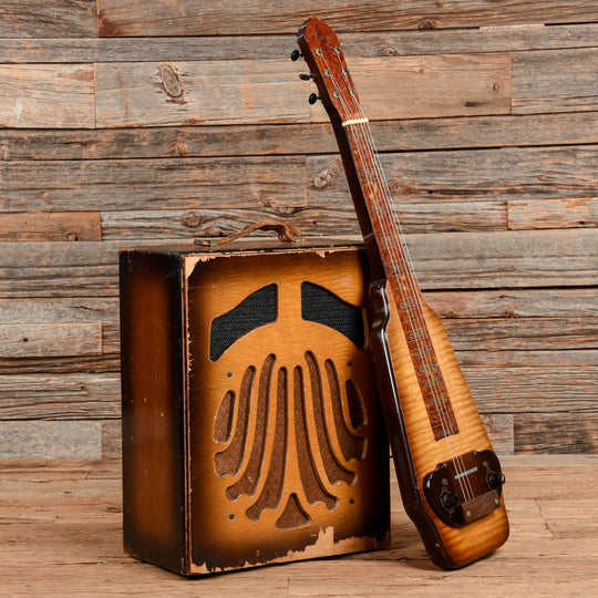 Kay Lap Steel and Amp Set Sunburst 1951