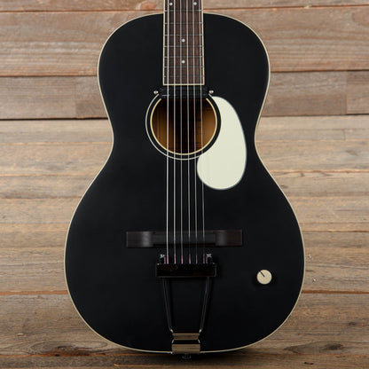 Orangewood Juniper Black Live Rubber Bridge Parlor Acoustic Guitar