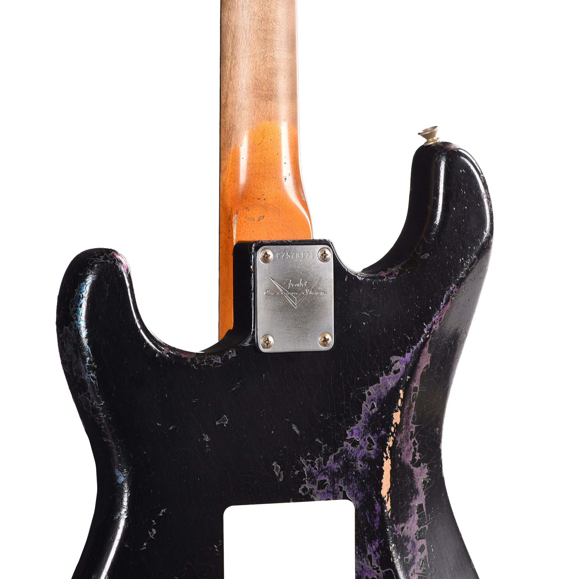 Fender Custom Shop '60s Stratocaster Black over Chameleon Heavy Relic Master Built by Dale Wilson w/Josefina Hand-Wound PIckups