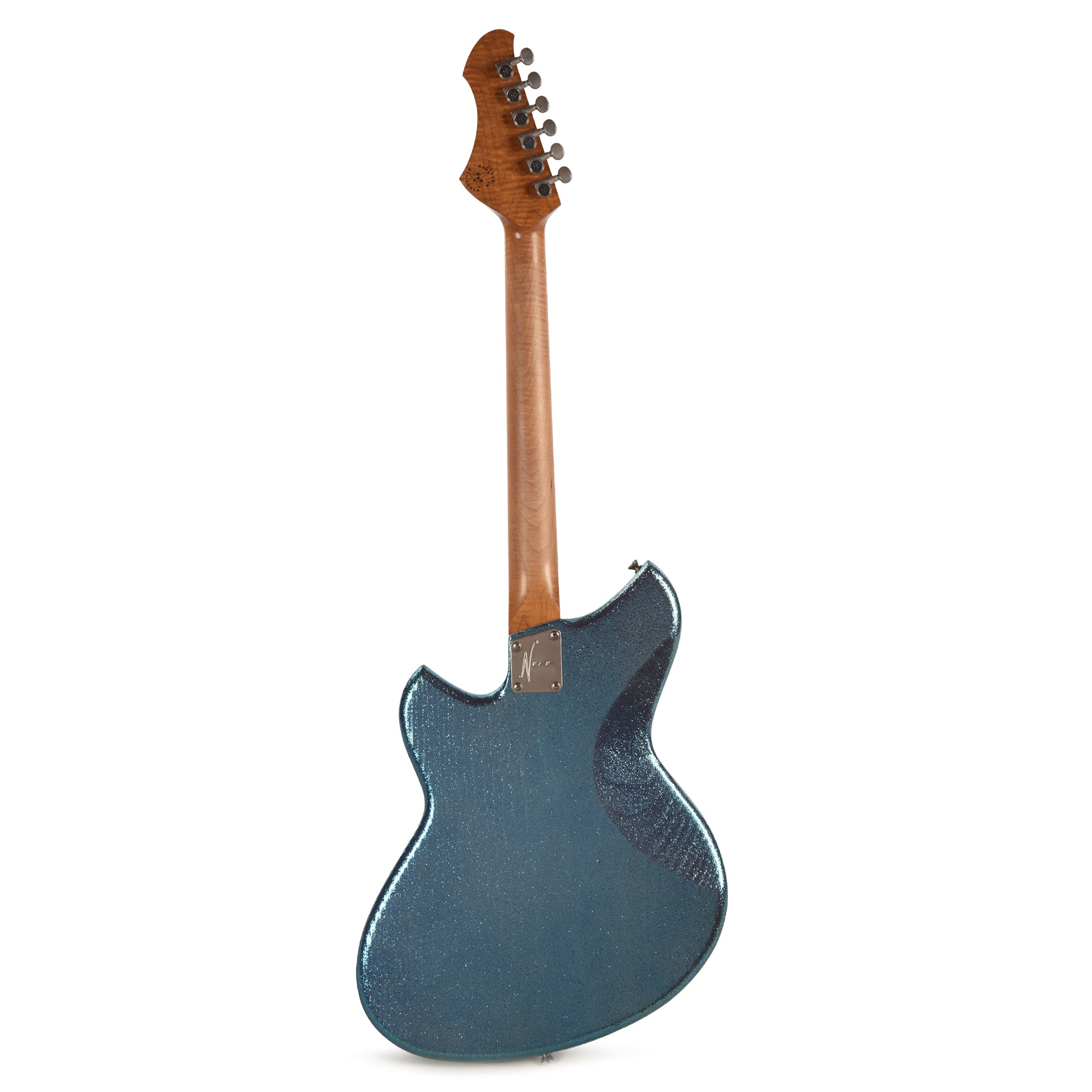 Novo Serus J Custom Lake Placid Blue Sparkle Extra Light Distress w/Lollar Gold Foils