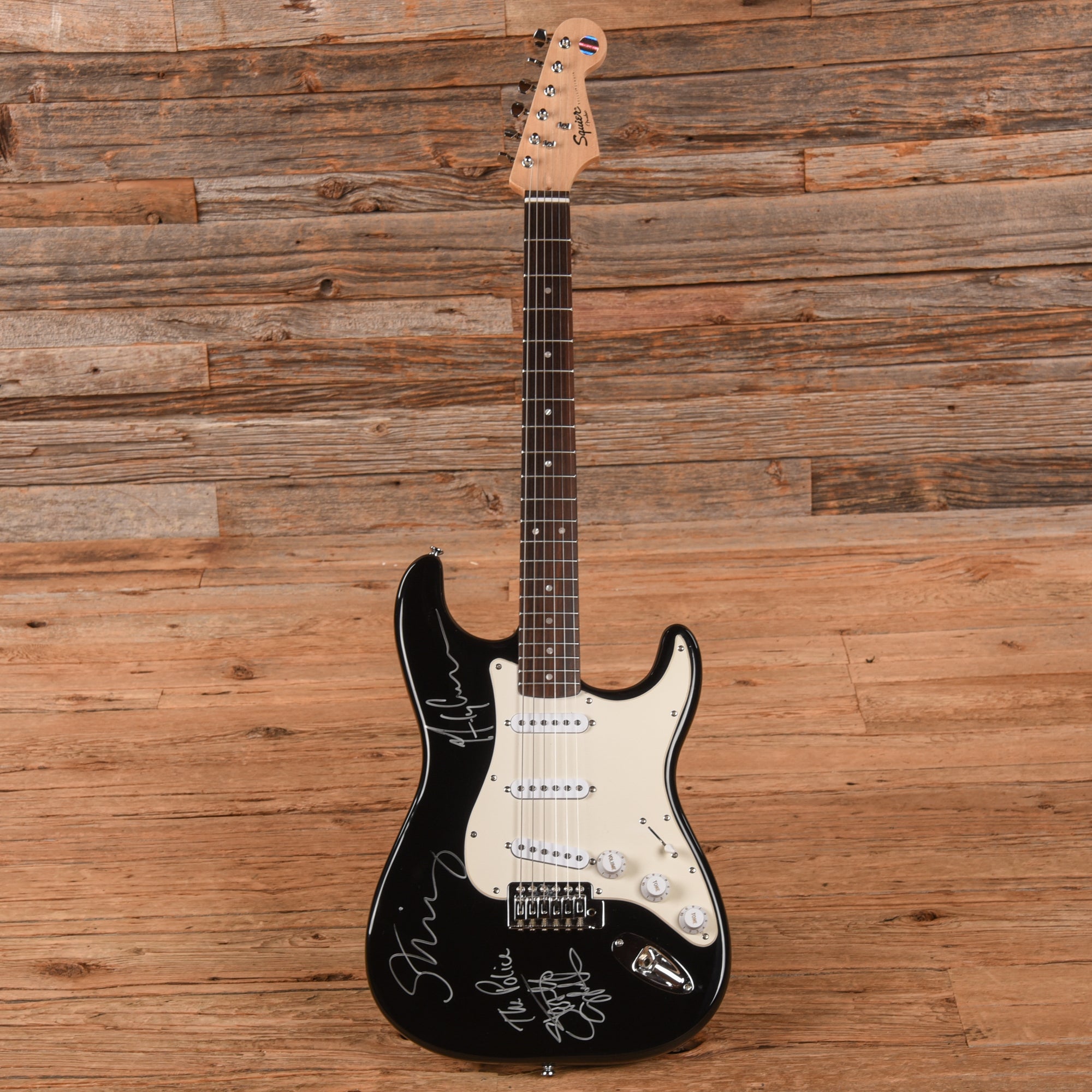 Squier Bullet Stratocaster (Signed by The Police) Black 2009