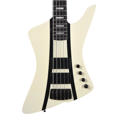 Sandberg Forty Eight 5-String Virgin White High Gloss w/Black Stripes