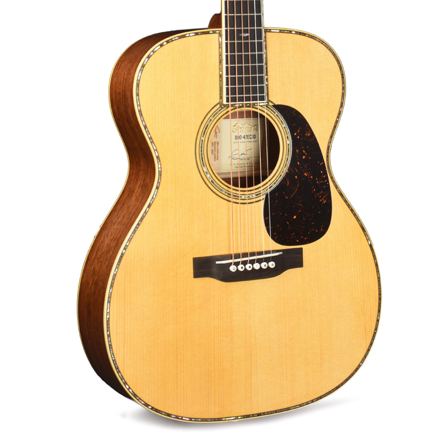 Martin Limited Edition 000-42EC 30th Anniversary Eric Clapton Adirondack Spruce/Guatelmalan Rosewood Natural