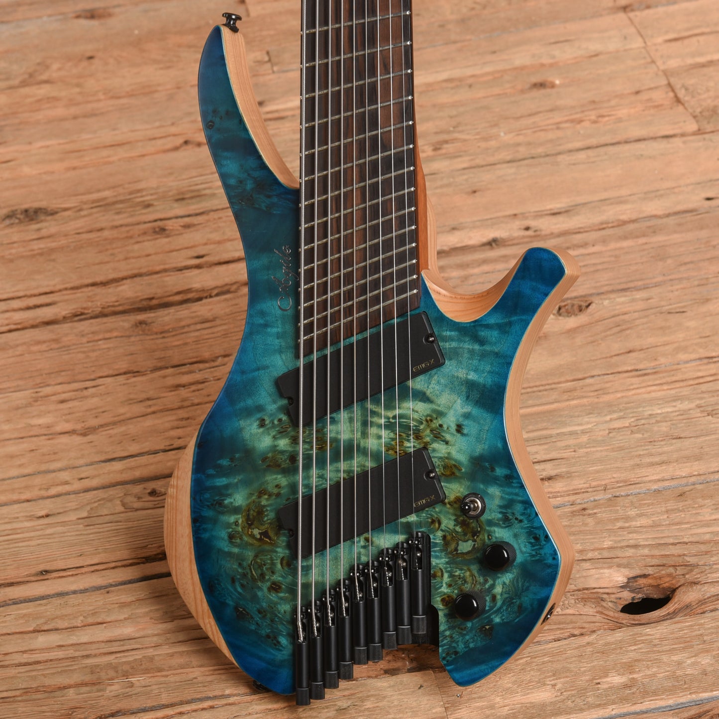 Agile Headless 9-String Blue Burst