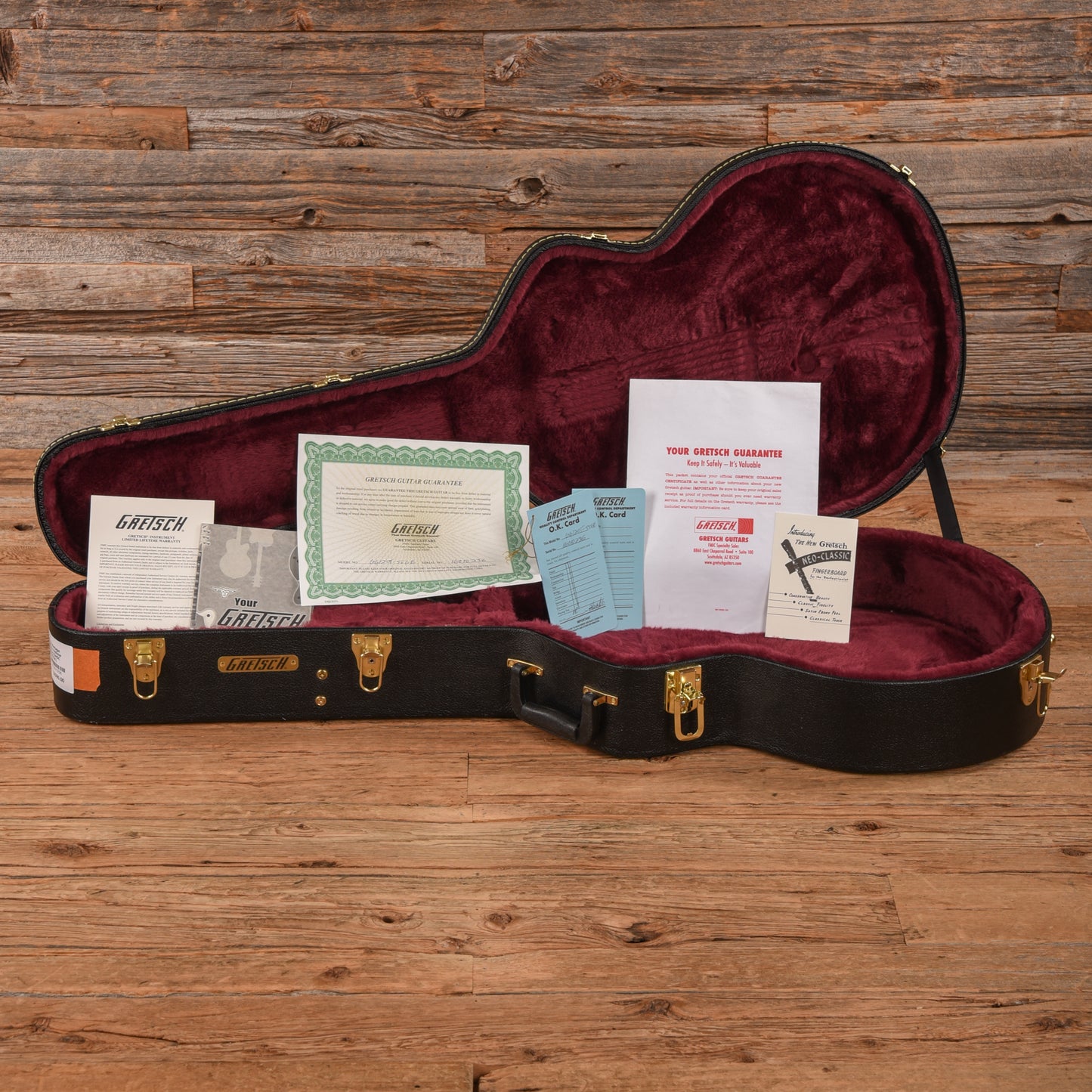 Gretsch G6120T-55 Vintage Select '55 Chet Atkins Hollow Body Orange 2016