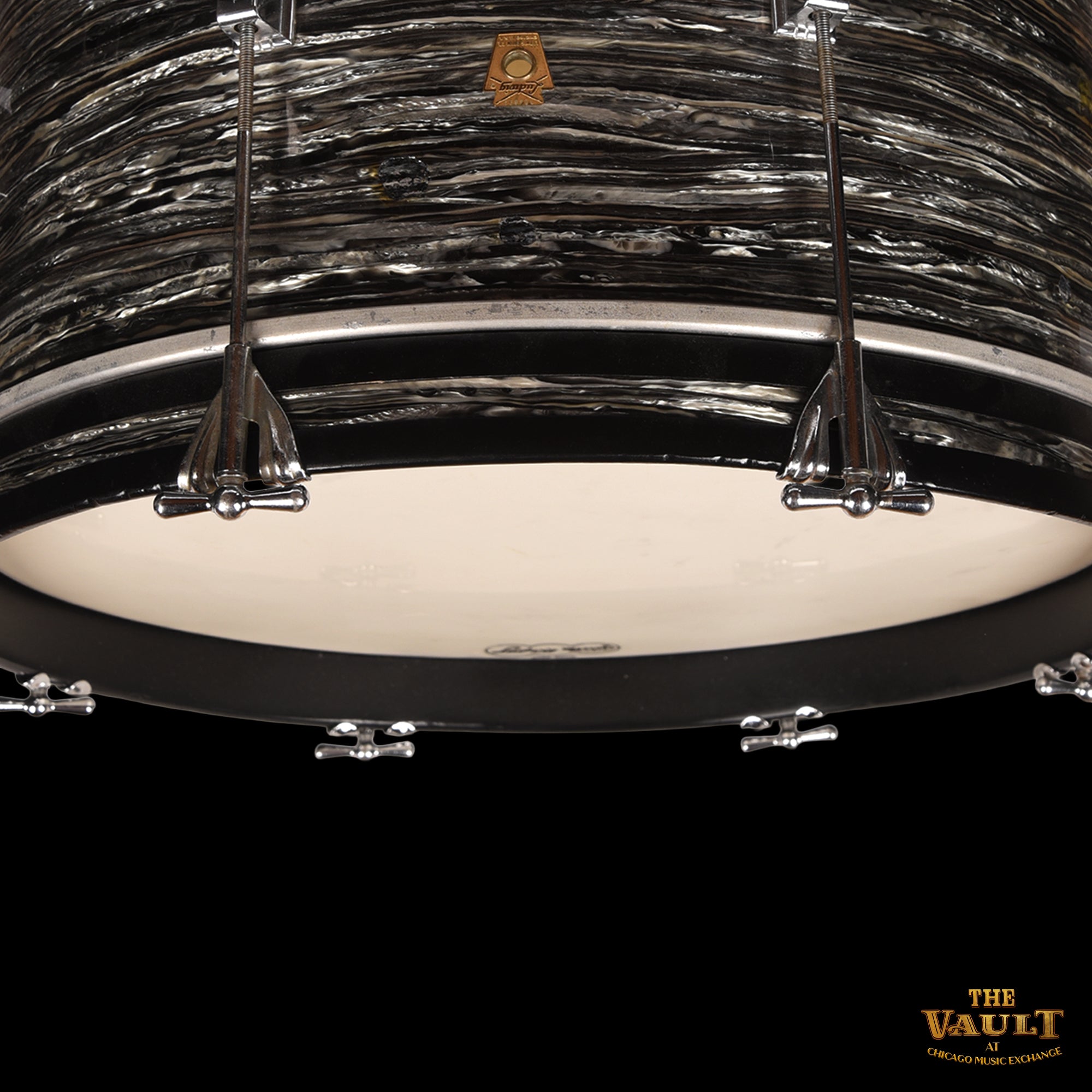 Ludwig Club Date Black Oyster Pearl 12/14/20 3pc. Drum Kit VINTAGE