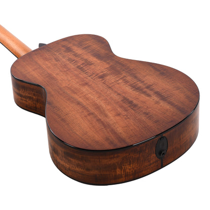 Taylor Custom Grand Concert 12-Fret Tasmanian Blackwood Antique Blonde w/Engraved Twist & Ocean Vine Inlays