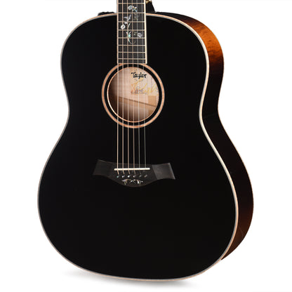 Taylor Custom Grand Pacific Adirondack Spruce/Flame Maple Black Top/Vintage Sunburst Back w/Cindy & Rose Inlays