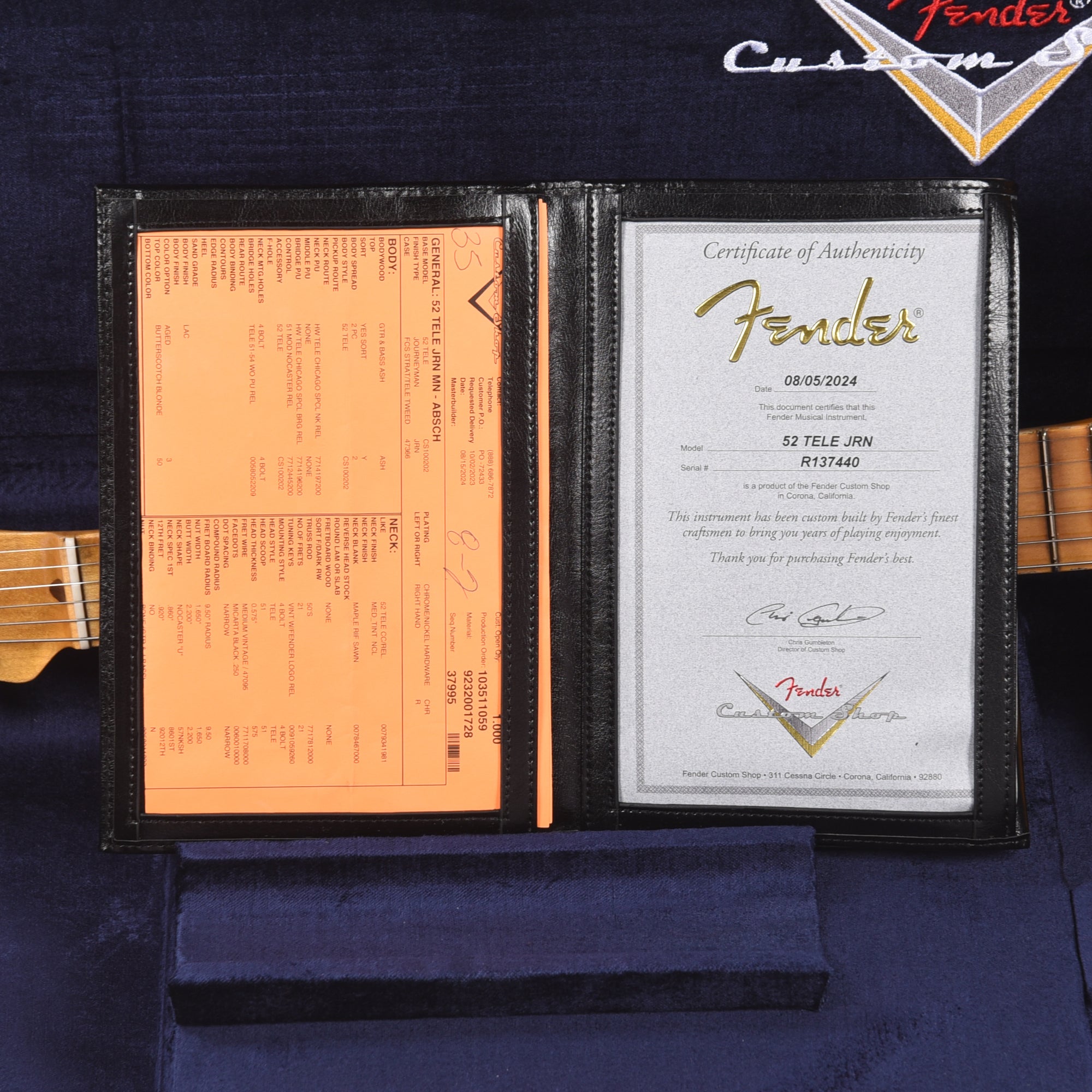 Fender Custom Shop 1952 Telecaster 