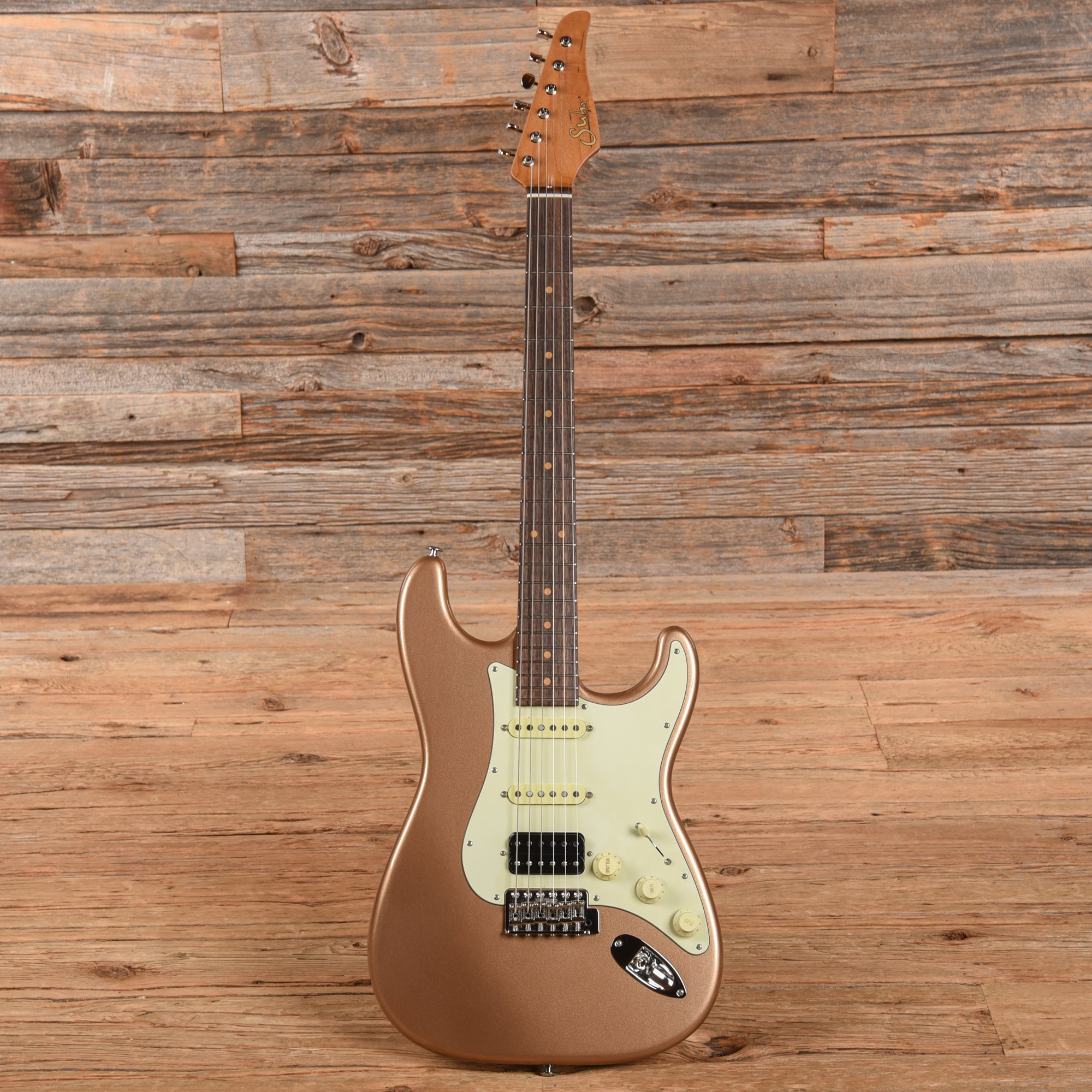 Suhr Classic S HSS Firemist Gold