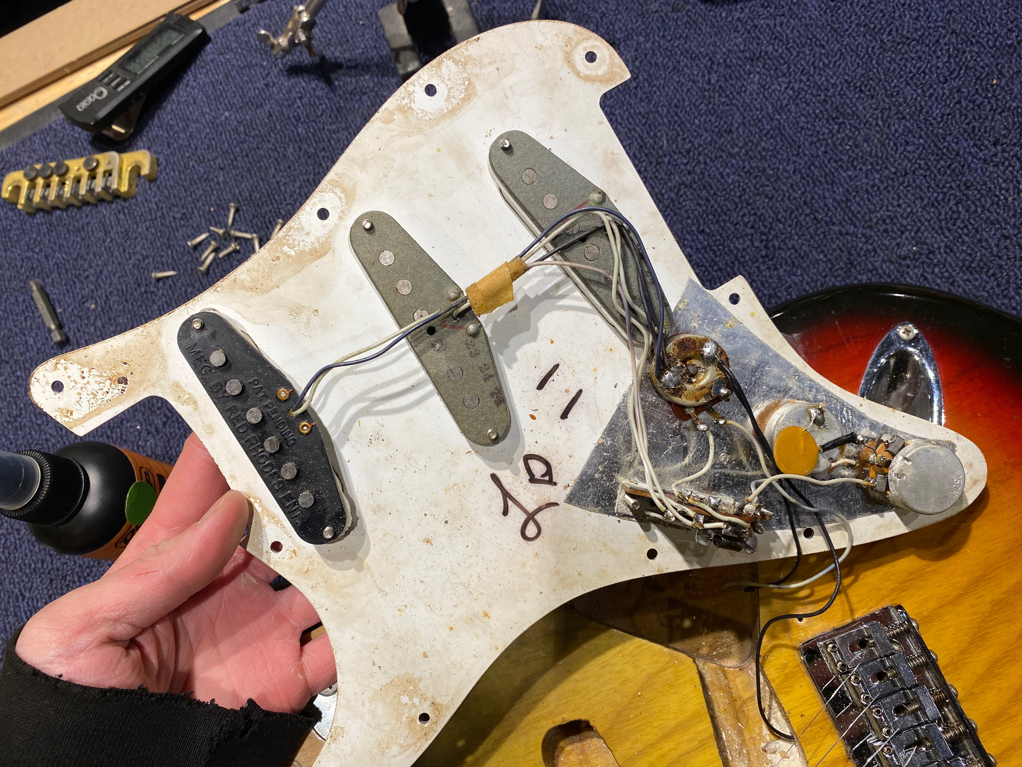 Fender Stratocaster Hardtail Sunburst 1974