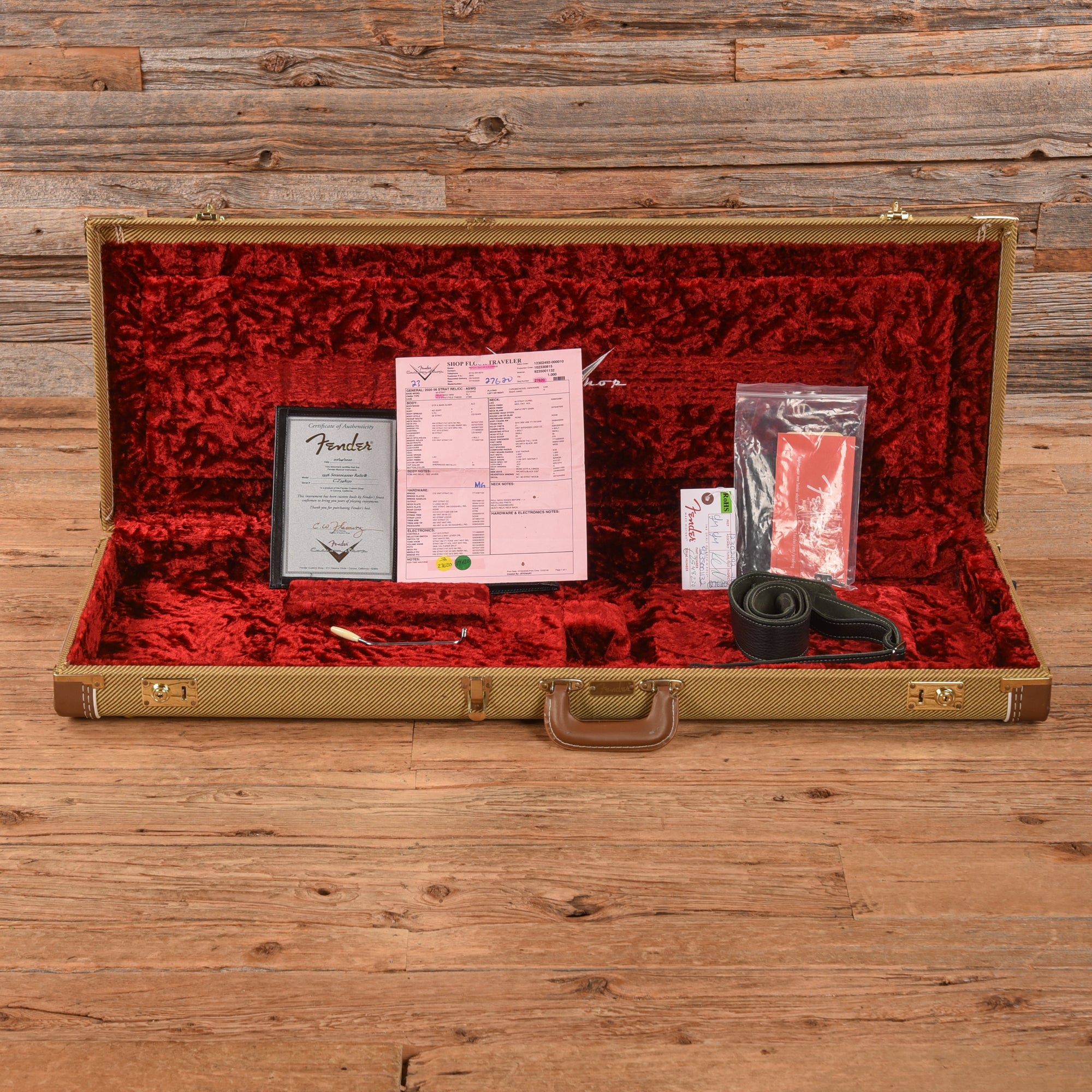 Fender Custom Shop '56 Stratocaster Relic Sherwood Metallic 2020