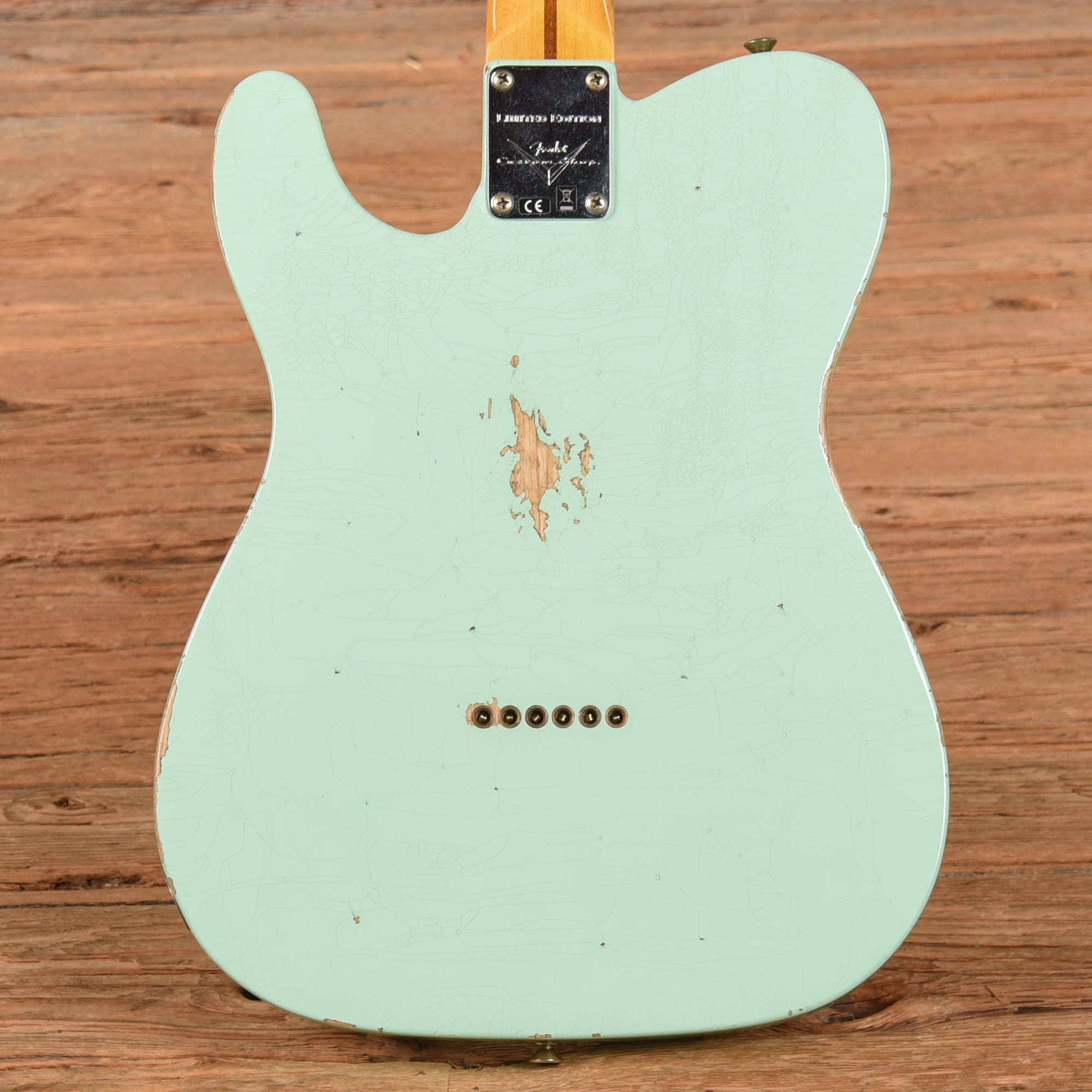 Fender Custom Shop '52 Telecaster HS Relic Faded Surf Greed 2023