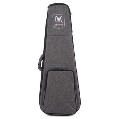 Mayones Duvell Elite 7 Baritone Flamed Maple 5A/Black Limba Trans Dirty Red