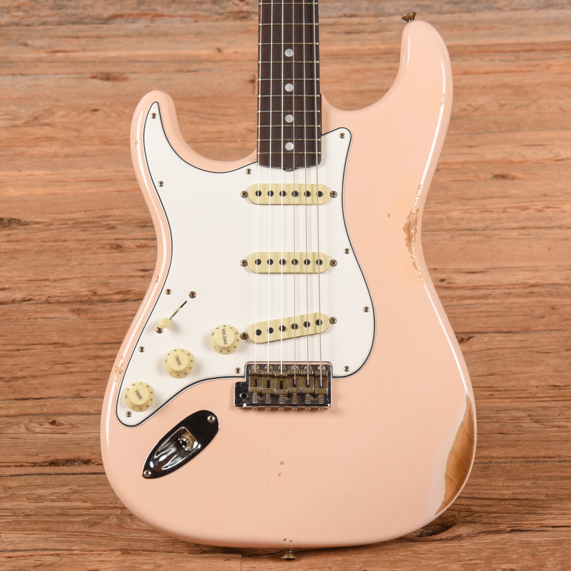Fender Custom Shop '64 Stratocaster Relic Shell Pink 2023 LEFTY
