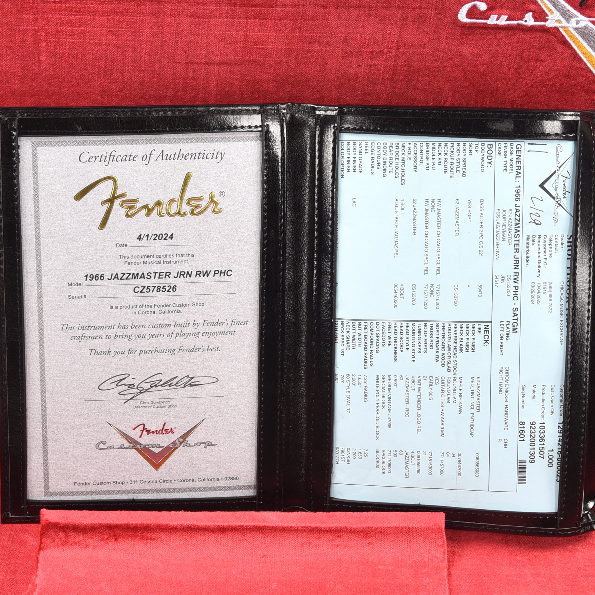 Fender Custom Shop 1966 Jazzmaster 