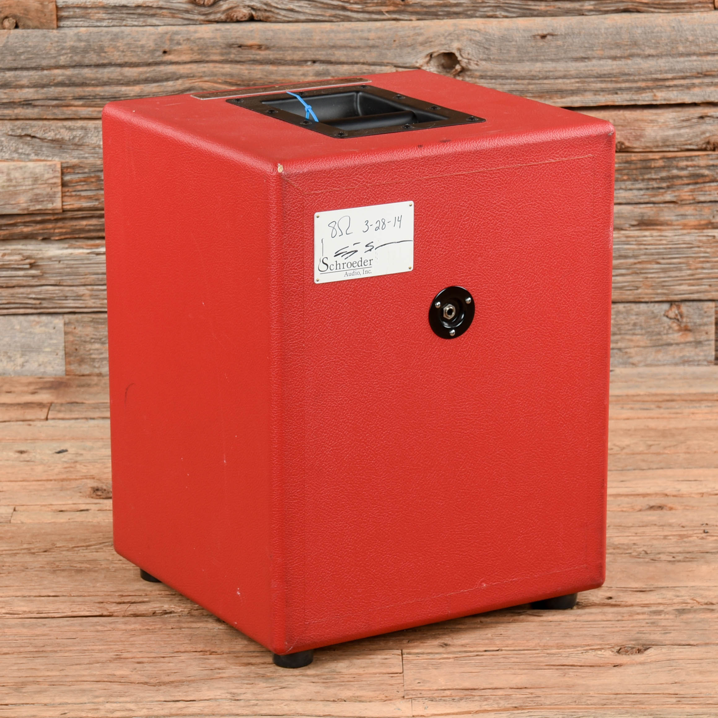 Schroeder 1x12 Closed Back Ported Cab Red